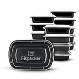 Fitpacker XL Meal Prep Containers BPA-Free Food Storage and Portion Control (38oz - Set of 16)