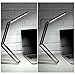 AUKEY Rechargeable Desk Lamp, Portable Dimmable LED Table Lamp with 2 Brightness Levels, Aluminum Alloy Folding Lamp for Reading, Studying, Working