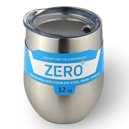 Stainless Steel Tumbler with Lid, Double Wall Vacuum Insulated Travel Mug for Hot and Cold Drink by Zero Degree (12oz 2 Pack) - Thumbnail 2