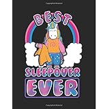 Best Sleepover Ever: Best Friend Gifts For Women - 8.5x11 Journal Notebook