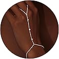 Gokeey Gold Silver Hand Chain Bracelet for Women, Ring Bracelet Hand Chain Dainty Finger Ring Slave Bracelet Gold Silver Hand Jewelry for Women Trendy