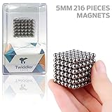 5MM 216 Pieces Magnets Sculpture Building Blocks Toys for Intelligence Learning - Office Toy & Stress Relief for Adults
