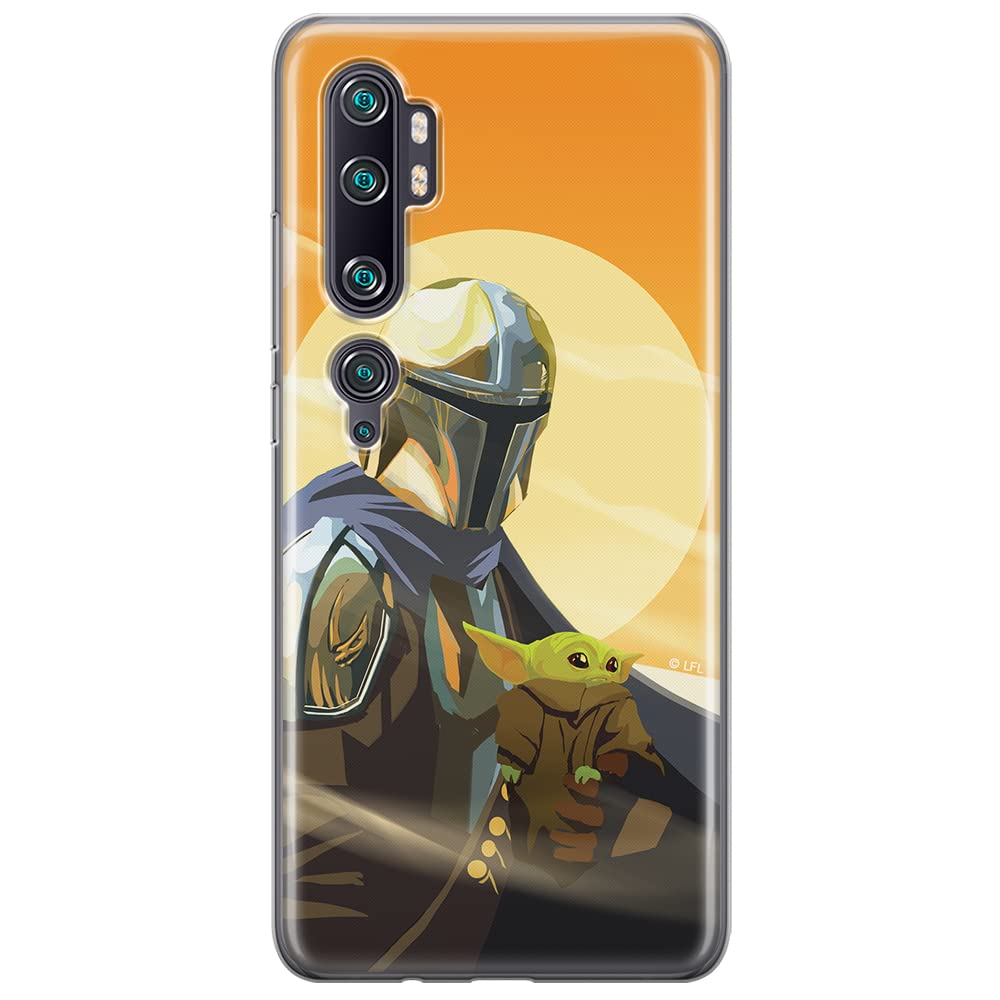 ERT GROUP mobile phone case for Xiaomi MI NOTE 10 / MI NOTE 10 PRO original and officially Licensed Star Wars pattern Baby Yoda 020 optimally adapted to the shape of the mobile phone, case made of TPU