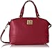 Anne Klein Kick Start Soft Satchel Bag, Ruby, One Size
