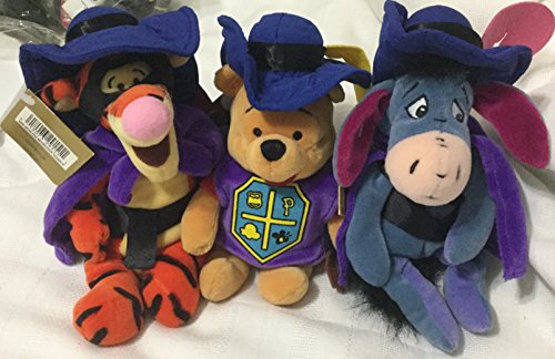 Retired Disney Three Musketeers Winnie the Pooh Eeyore, Tigger, and Pooh Bear Musketeer 9