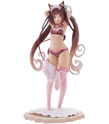 Figura Nekopara Canela/Azuki/Coco Figura Carácter Ornamentos Lindos Acción PVC Estatuilla Modelo Suministros 19-22CM