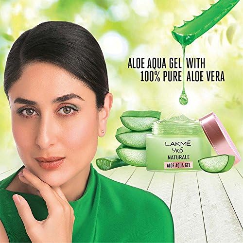 Lakme 9 to 5 Naturale Aloe Aquagel, 50g Aloe Vera Extracts Skin Care Faster Delivery