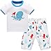 Hugbug Toddler Boys Octopus Pajama Set 2-7T