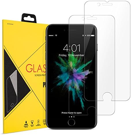 iPhone 8 Plus 7 Plus Screen Protector Tempered Glass Pame HD Clear Film Screen Protector for Apple iPhone 8 Plus 7 Plus (2-Pack)