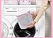 Set of 3 Extra Large Bra Wash Mesh Laundry Delicates Net Bag (A To D Cup) Reusable Travel Zip Up Machine Washable For Lingerie, Baby Socks, Underwear With Zipper(White) size: 3 Bra Wash Bag