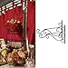 Rainbowroseus 2 Pack 10″ Iron Hanging Plants Bracket Decorative Wall Planter Hanger Hooks with Screws for Bird Feeder Lanterns Wind Chimes Blackthumb 3