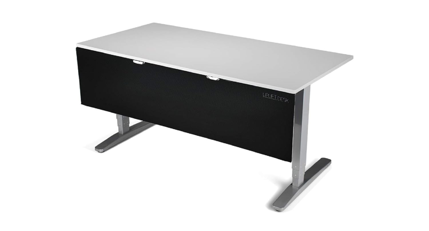 Classroom Furniture 48 Modesty Panel with Wire Management Black UPLIFT