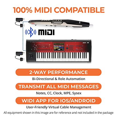CME WIDI Master Wireless MIDI Bluetooth 5 MIDI DIN 5 Adapter Ultra