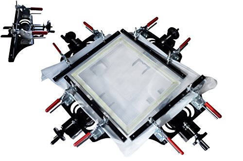 Techtongda 6 Color Full Set Screen Printing Kit 6 Color 6 Station Screen Printing Machine Screen Platen Rotating Screen Printing Press