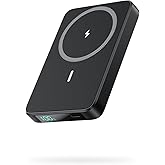 Magnetic Portable Charger 10800mah for Magsafe Battery Pack, Wireless Power Bank with 20W PD Fast Charging & LCD Display, Travel Essential Phone Battery Charger For iPhone 17/16/15/14/13/12 Series