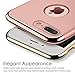iPhone 8 Plus Case, iPhone 7 Plus Case, TORRAS [Lock Series] Ultra Thin Slim Hrad Plastic Case Cover with Electorplate Bumper for Apple iPhone 7 Plus/8 Plus - Rose Gold