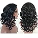 Premier Wig Body Wave Lace Front Wigs Glueless Brazilian Remy Human Hair Natural Deep Body Wave Lace Wigs with Baby Hair for Black Women 14 Inch Natural Color Wig
