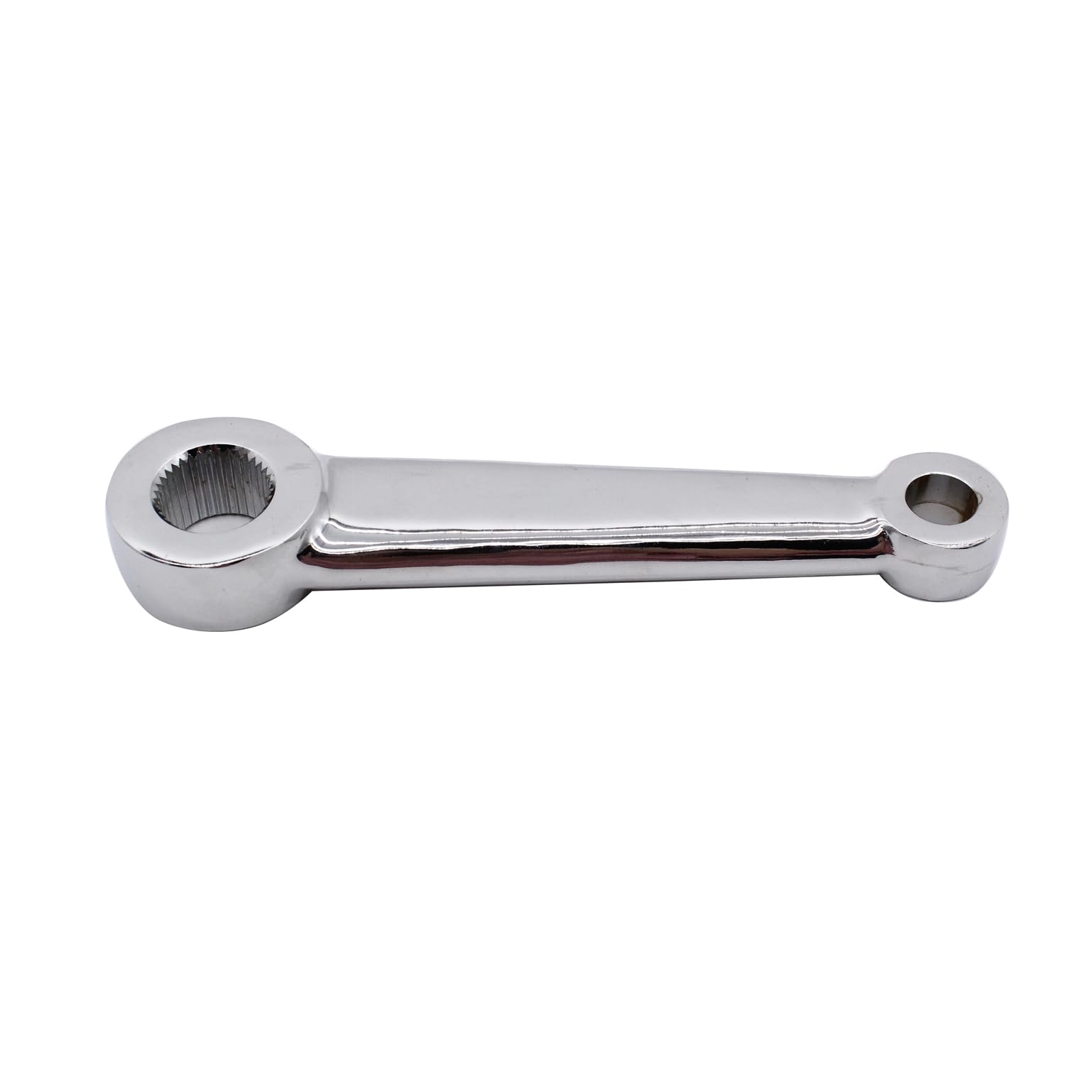 Photo 1 of 1 pc SHLPDFM Silver Chrome Finish Vega Steering Box Pitman Arm Compatible with Early Ford Tie Rod Ends