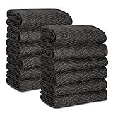 ZENY Heavy Duty Moving Blankets 12 Pack Quilted