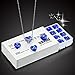 2017 Graduation Jewelry Gifts - CAROLIER Blue Heart Pendant Necklace Made with Swarovski Crystas Engraved 