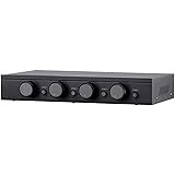 Monoprice SSVC-4.1 Single Input 4-Channel Speaker Selector with Volume Control, Impedance Protection, Individual Zone On/Off 