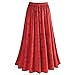 Women's Over-Dyed Maxi Skirt - Elastic Waistband - 33
