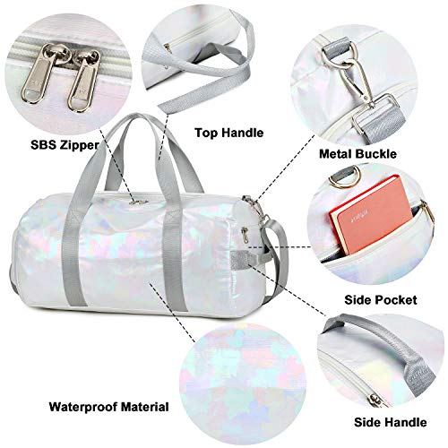 Sport Gym Duffle Travel Bag for Men Women with Shoe Compartment, Wet ...