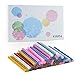 KUUQA 70 Pcs Glitter Hot Melt Glue Adhesive Glue Sticks for DIY Art Craft 7 x 100mm (7 Colors)