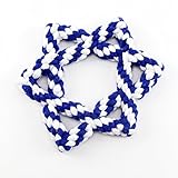 Hanukkah Star of David 6.5" Rope Dog Toy by Midlee