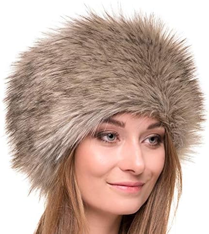 Futrzane Russian Faux Fur Hat for Women 