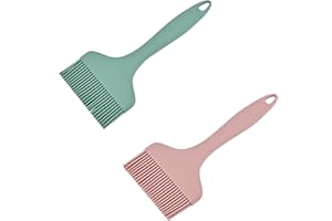Extra Large Silicone Pastry Brush - Heat Resistant Extra Wide Basting Brush - Dishwasher Safe Oil Brush for Cooking, Baking, 