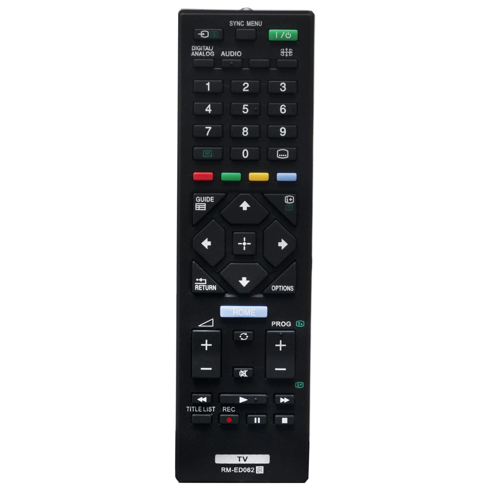 RM-ED062 Replacement Remote Control Fit for Sony TV Sub RMT-TX300E RMT-TX102D