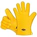 CookerMaid® Silicone Oven Mitts - Heat Resistant Cooking Gloves for BBQ Grill, Baking & Kitchen