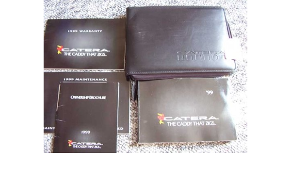 1999 Cadillac Catera Owners Manual Cadillac Amazon Com Books