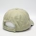 Vintage Washed Cotton Adjustable Baseball Cap (Khaki)