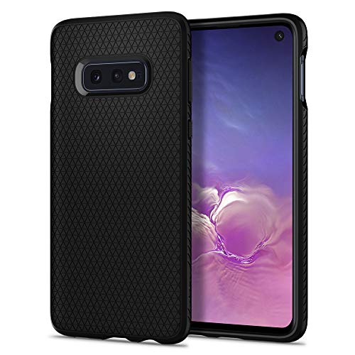 Spigen Funda para Samsung Galaxy S10E Liquid Air con Flexión Duradero y Diseño de Fácil Agarre - Negro Mate - Imagen 8