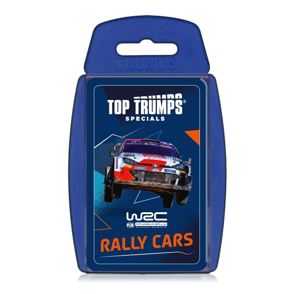 Top Trumps WRC Rally Cars – Rally Card Game for Kids & Adults | Motorsport & Racing Game | Fun Travel Gift | 30 Iconic Rally Cars to Collect & Compare