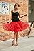 GRACE KARIN Vintage Womens 50s Tutu Skirt Petticoat Red Size XL
