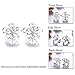 16mm 925 Silver Plumeria Flower Stud Earrings CZ Hawaiian Jewelry for Girls