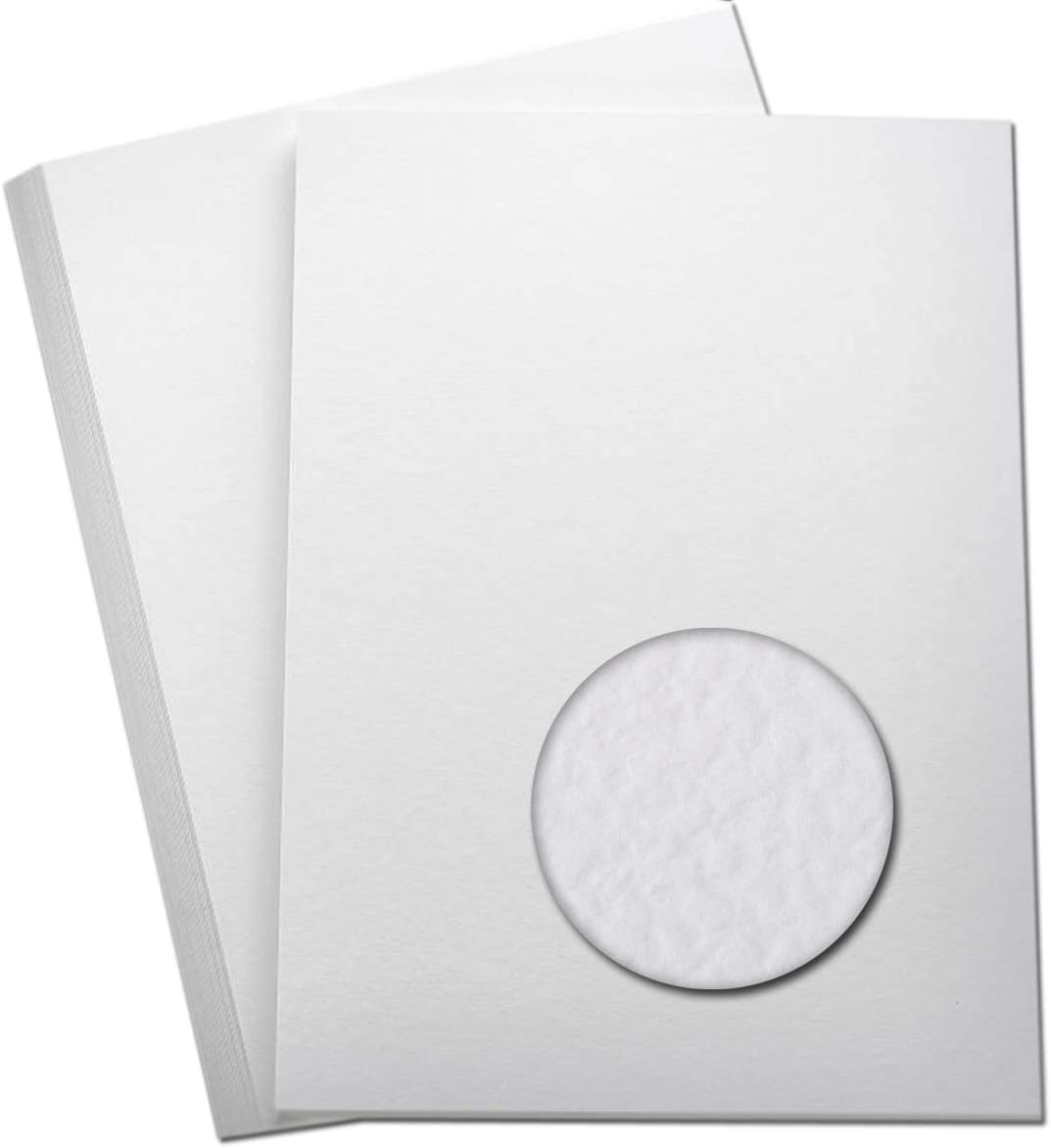 10 x A4 Hammered Card 270gsm Excellent for Cards, Scrapbook,Wedding Stationery by arkCRAFT