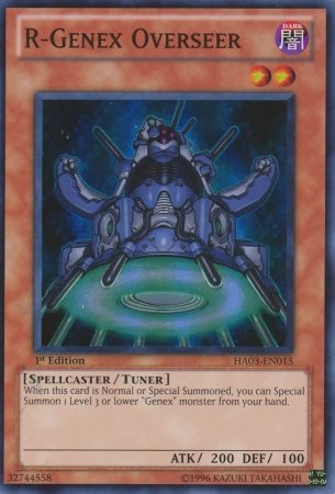 Yu-Gi-Oh! - R-Genex Overseer (HA03-EN015) - Hidden Arsenal 3 - 1st Edition - Super Rare