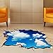 Lowprofile 3D Bridge Floor/Wall Sticker Removable Mural Decals Vinyl Art Living Room Decors (B)