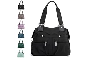 SPEESY Langrents Large Capacity Lightweight Waterproof Multi Pocket Shoulder Bag, Crossbody Shoulder Bags & Clutches