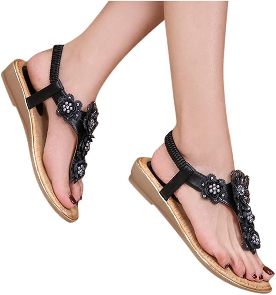 bohemian rhinestone sandals