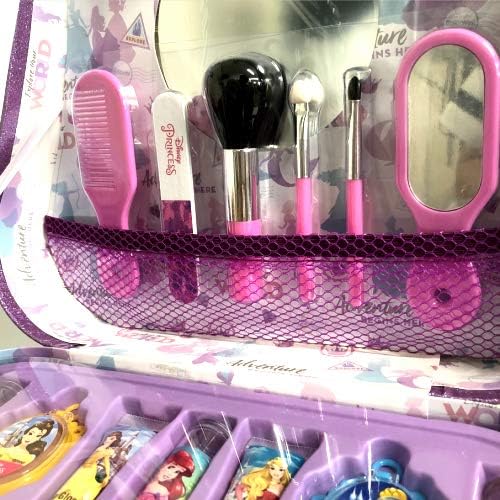 Amazon Disney Princes Dpt キッズコスメ ワンダーランドウィークエンダー ディズニープリンセス コスメティック トート キッズ用 メイクアップ おもちゃ