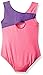 Jacques Moret Girls' Little Fun Gymnastics Leotard, Honeycomb Dots Colorblock, XS