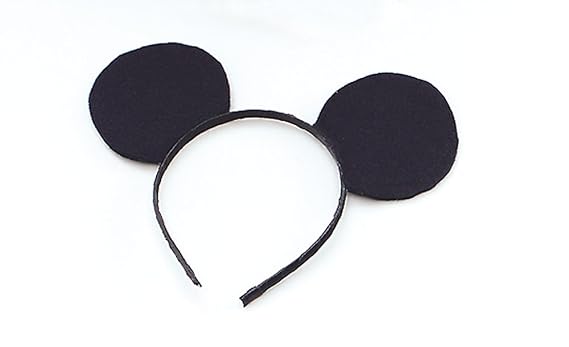 Fancy Me Damen Herren Mickey oder Minnie Maus Ohren Stirnband Kostüm Kleid Outfit Zubehör