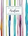 2019-2020 Academic Weekly Planner Appointment Book: Watercolor Stripes Cover | 17-Month Calendar Dat by M.H. Angelica