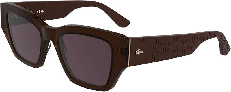 Óculos de sol femininos L6053S/N - Castanho escuro com lente