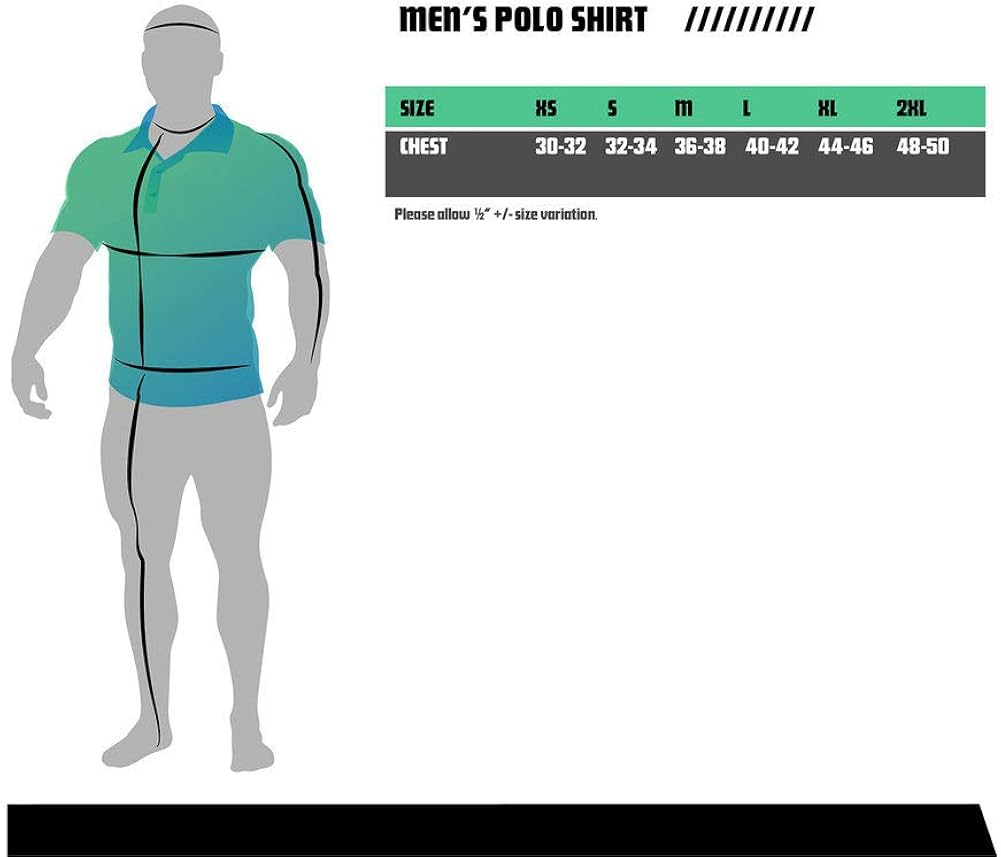 Elite Fan Shop NCAA Men's Performance Polo White : Clothing